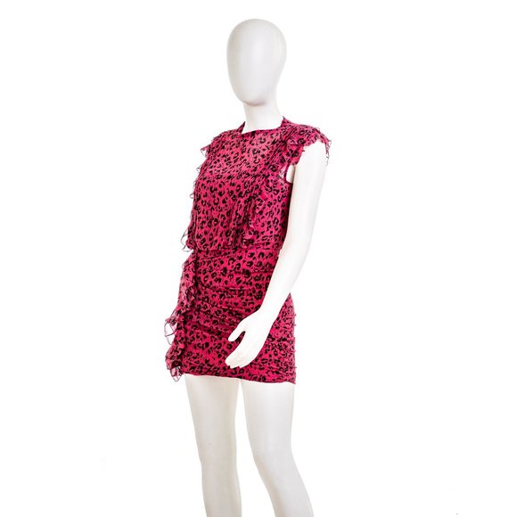 ALLSAINTS Hali Roar Mini Dress Size 2 - Picture 3 of 5